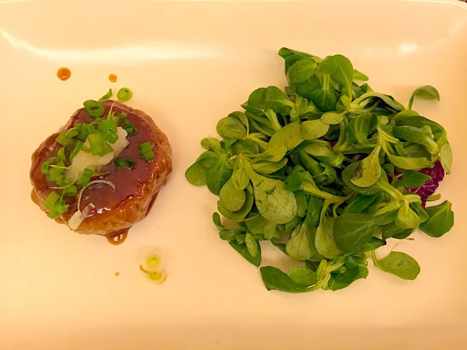 Tofu Burger w Mache salad|ireneさん