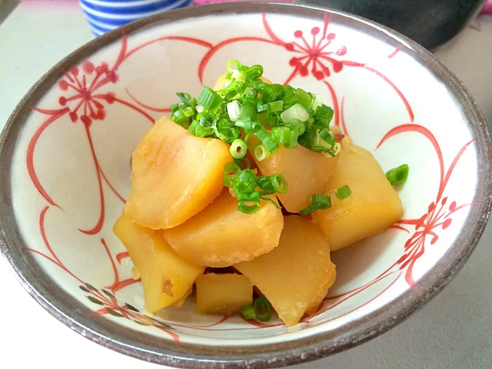 すき焼き風芋の煮っころがし|きのこせんぱいさん