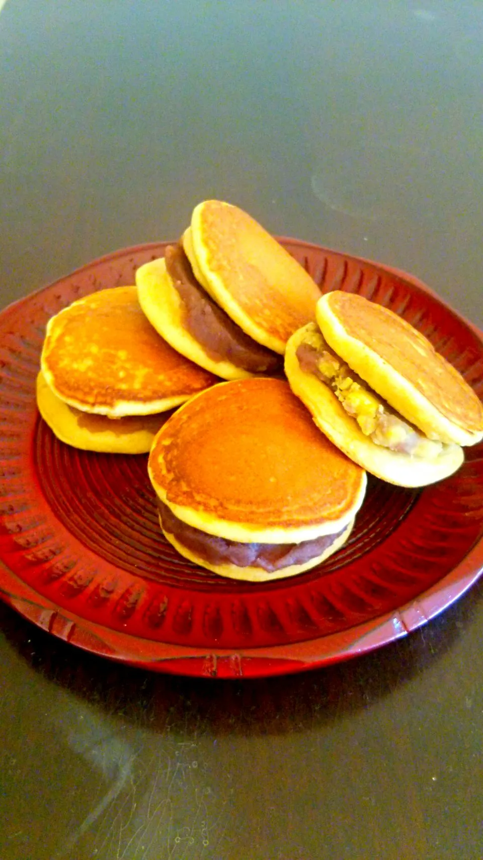 ホットケーキミックスで作る
プチどら焼き♪|あきさん