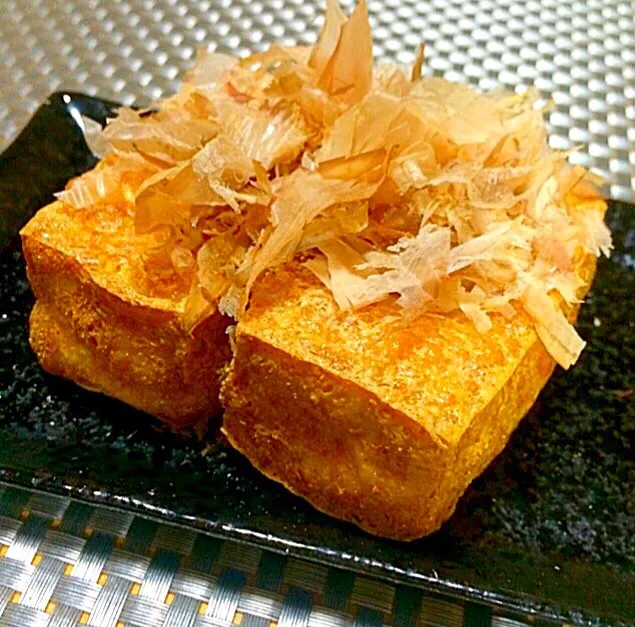 自家製 手作り 厚揚げ friedtofu|ガク魁‼︎男飯さん