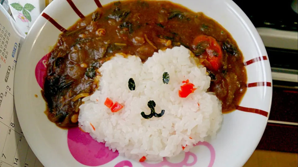 Snapdishの料理写真:おサルカレー|やよさん