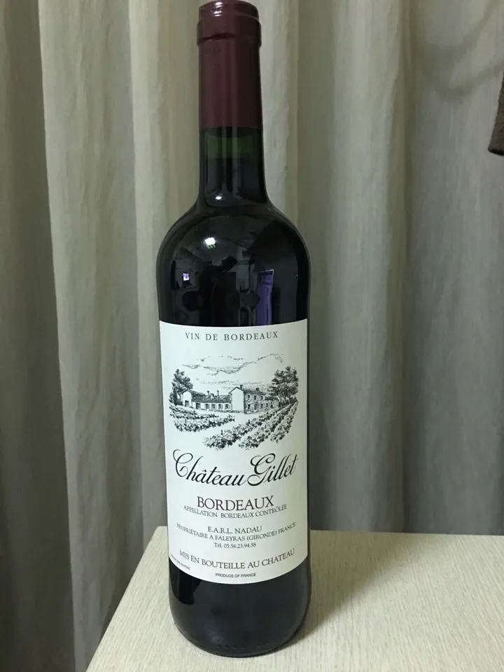 Wine Chateau Gillet BORDEAUX 2013|Toru Inoさん