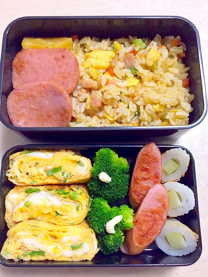 男子弁当 チャーハン弁当だよぉ〜|Booパパさん