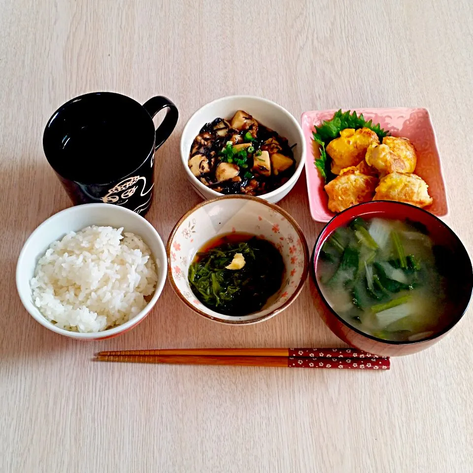 ひじき麻婆豆腐の朝ご飯|Mami.Nさん