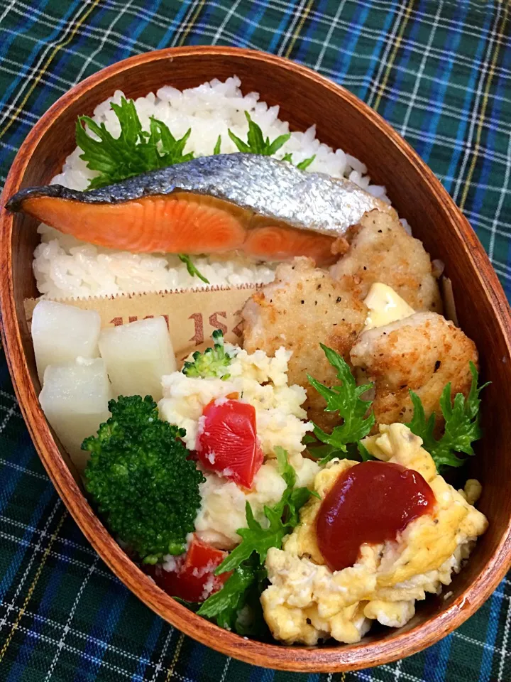 Snapdishの料理写真:父さんの夜勤弁当～♬|kiyomiさん