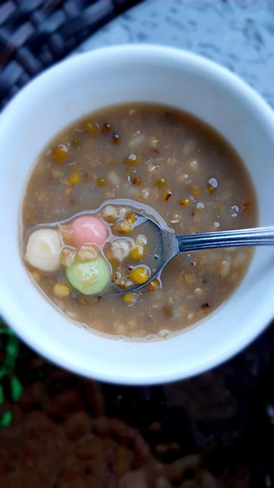 Mung bean soup with glutinous ball|Susan Quekさん