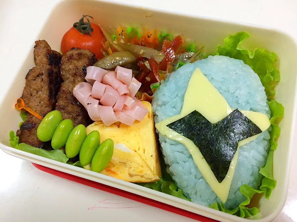 青ニンニンジャー弁当♡|りえにゃんさん