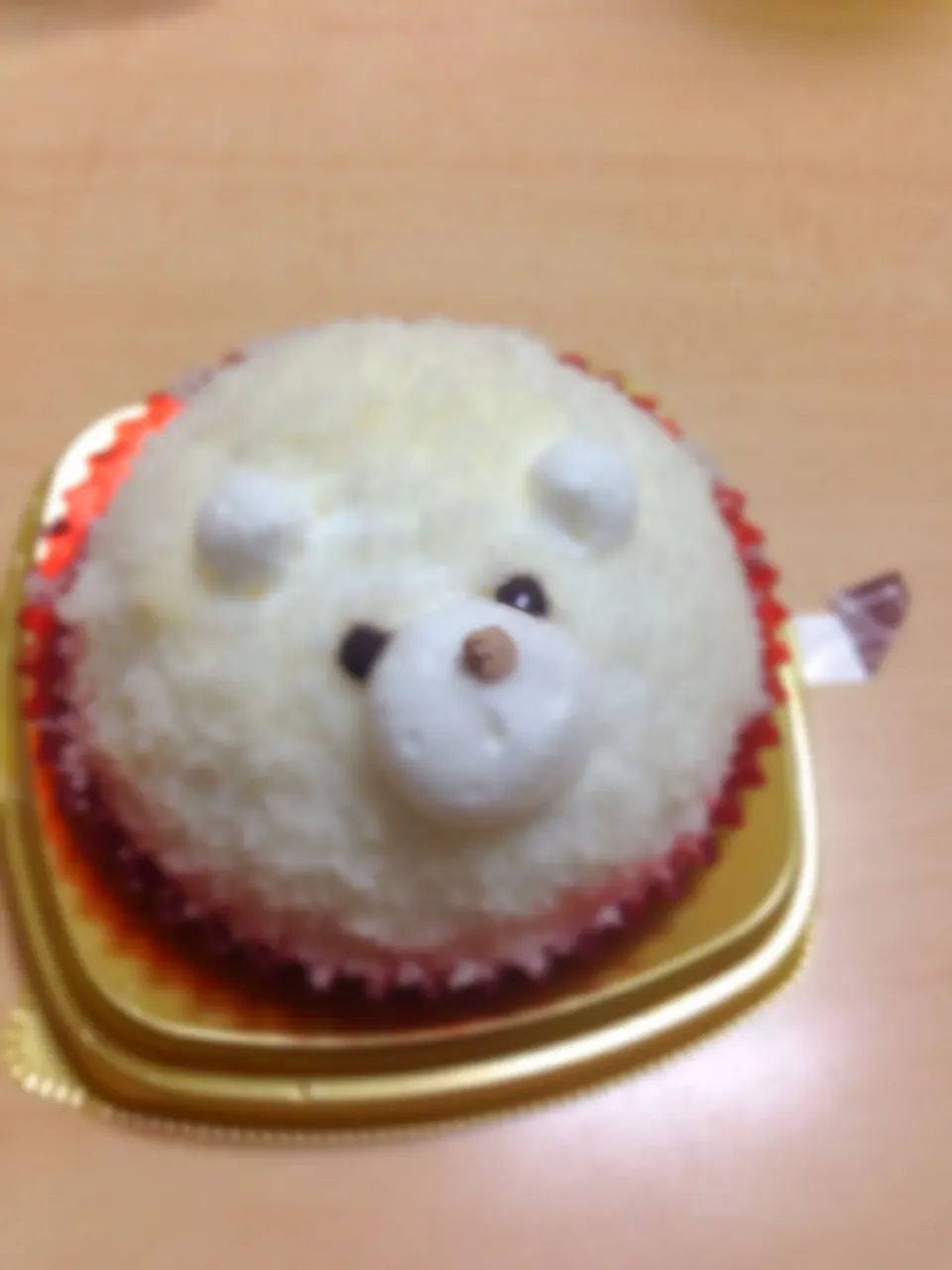 Snapdishの料理写真:白いくまさんムースケーキ|あいyasuさん