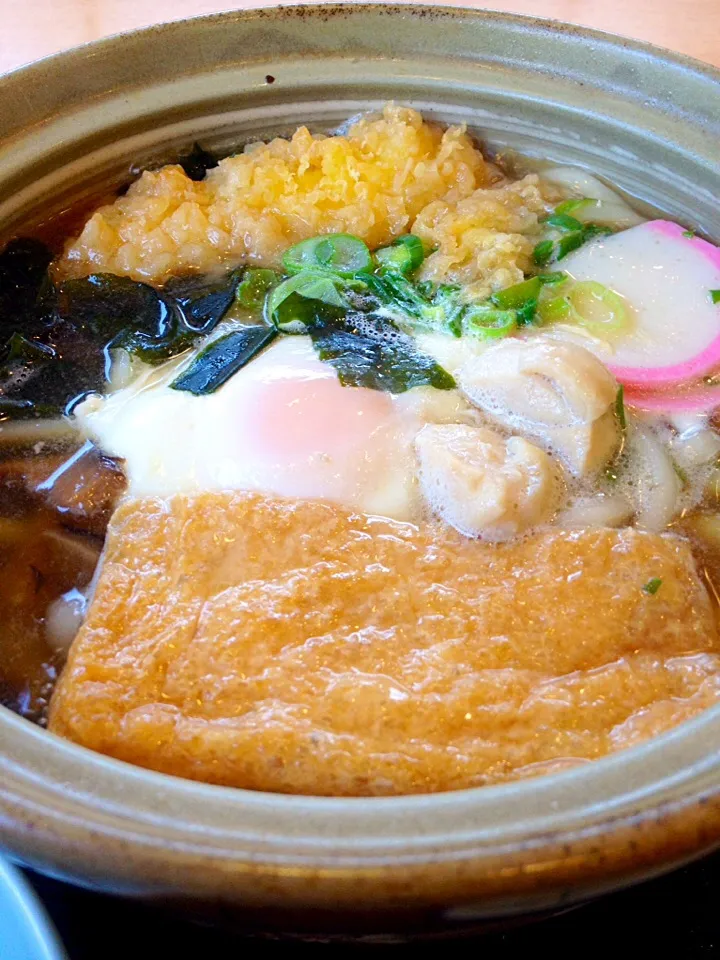 Snapdishの料理写真:年明け🍲鍋焼きうどん✨|まいりさん