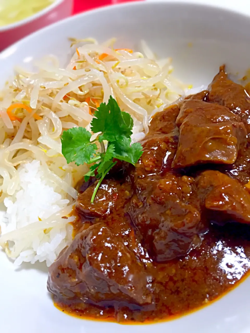 牛肉飯！辛いけどやみつきになる味。この店の名物！|Tomyさん