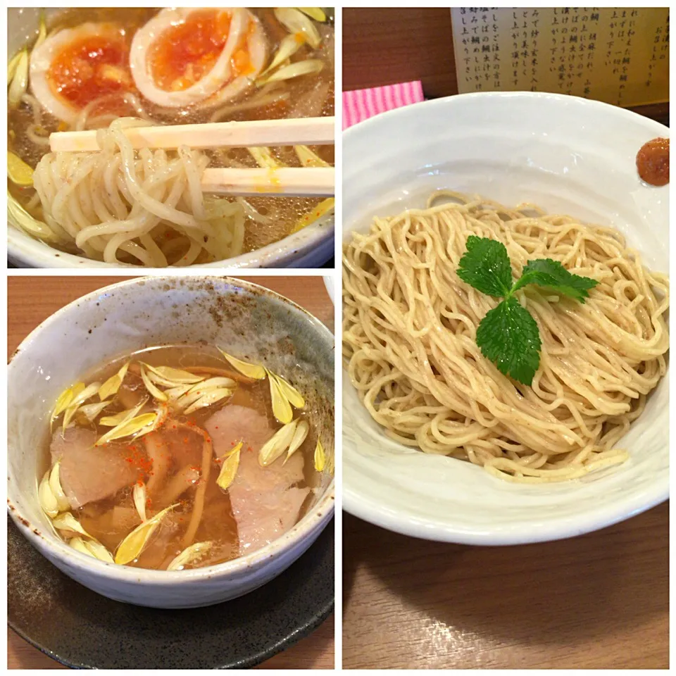 Snapdishの料理写真:鯛塩つけ麺味玉付き@灯花(四ッ谷三丁目)|yoooochanさん