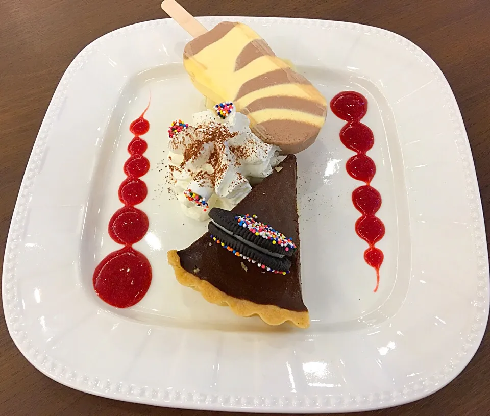 Circus Chocolate Tart|Kararak & Foodsさん