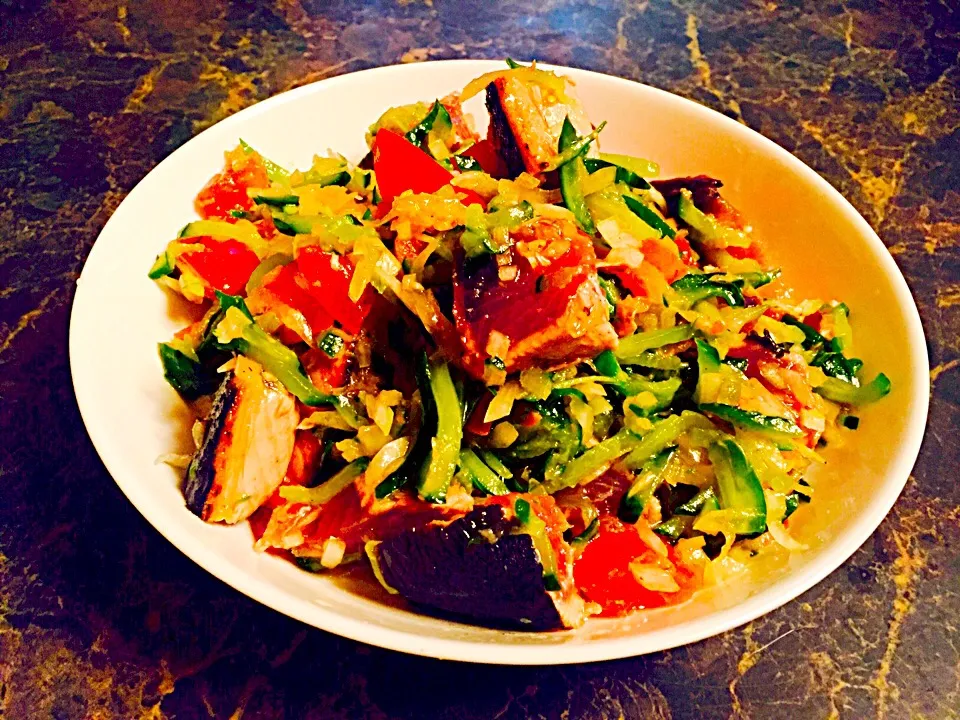 鰹の和風マリネ|マリキットさん