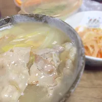 ほっかほかあんかけうどん
一風堂風もやし
きゅうりの浅漬け|さきちゃんさん