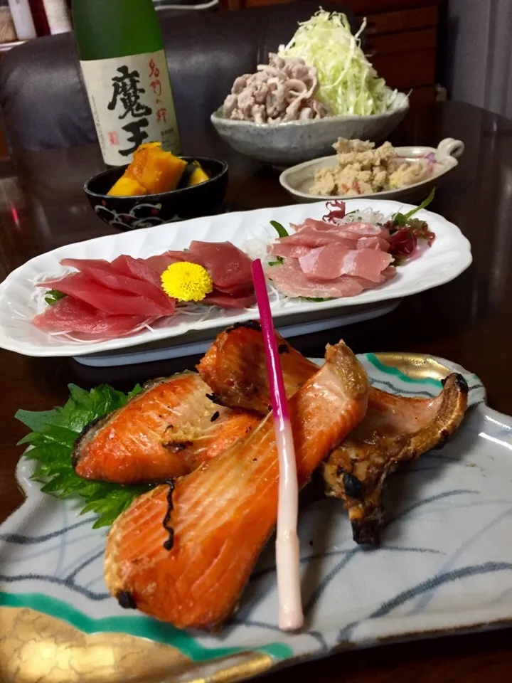 Snapdishの料理写真:✨ダイエットになりそうもない晩ご飯w✨|中さんさん