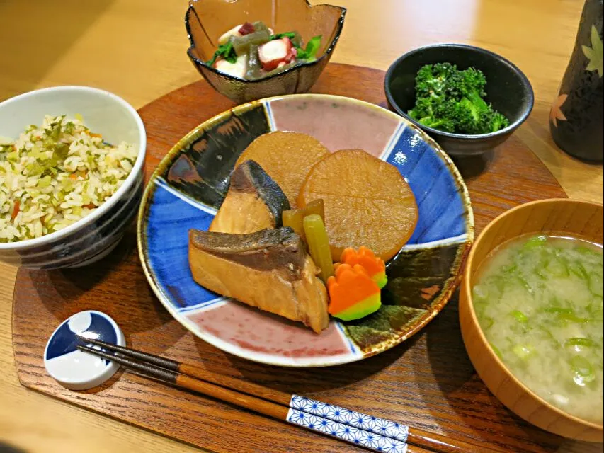 ぶり大根定食|ゆきっぴさん