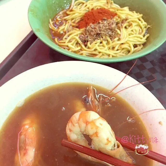 Snapdishの料理写真:🍤 Prawn noodles🍜|🎀Kittyna🌸さん