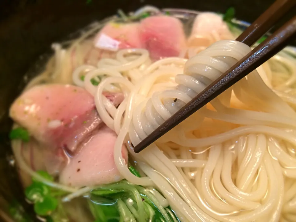 寒鰤の塩麹マリネ温めん10|半田手延べそうめんの店 阿波や壱兆さん