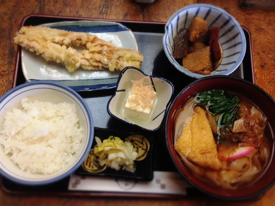 きしめん定食・ちくわ天|美也子さん