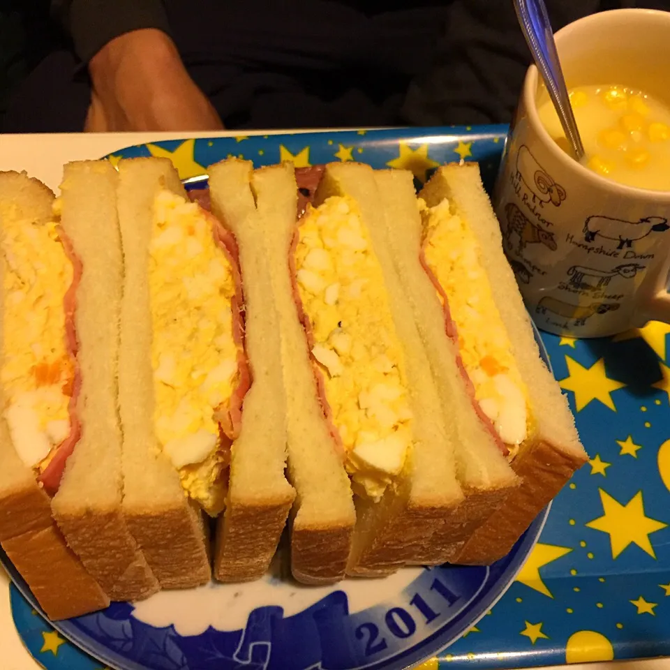 Snapdishの料理写真:キヨシュンさんの料理 卵が美味い卵サンド(^-^)|いつみさん