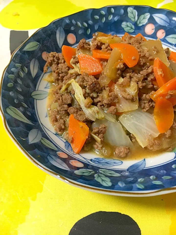 野菜のそぼろ煮|ぽんちょさん