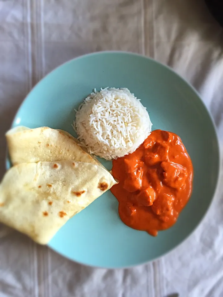 Butter chicken with Naan|Julene Buttersさん