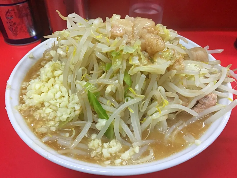 Snapdishの料理写真:ラーメン大(ヤサイ・アブラ)@二郎松戸|大塚寛之さん