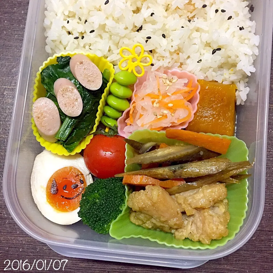 Snapdishの料理写真:1/7お弁当⚘ᗾᐝ|ふくろう女子さん