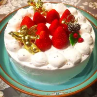 Snapdishの料理写真:クリスマスケーキ♩|のんのん♩さん