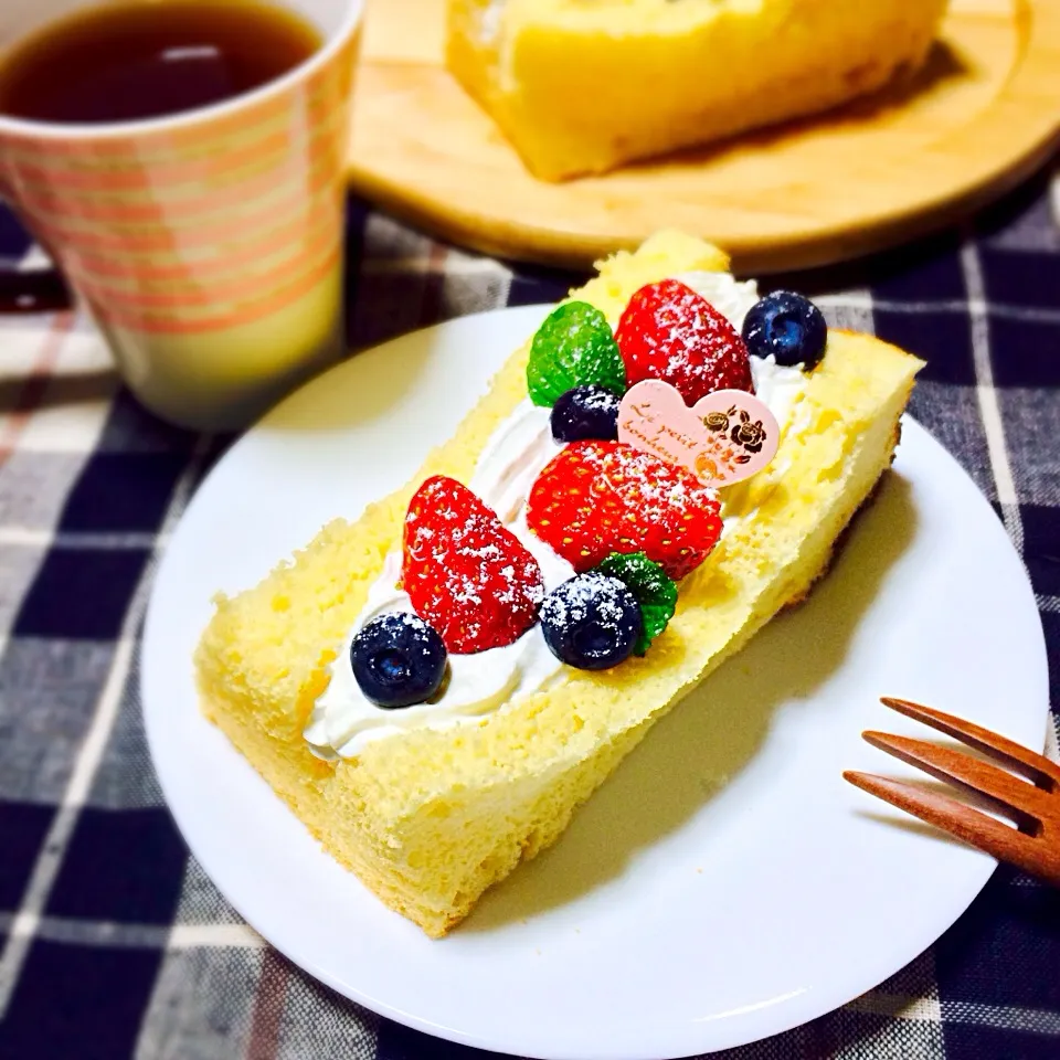 シフォンサンドでティータイム|あいママさん