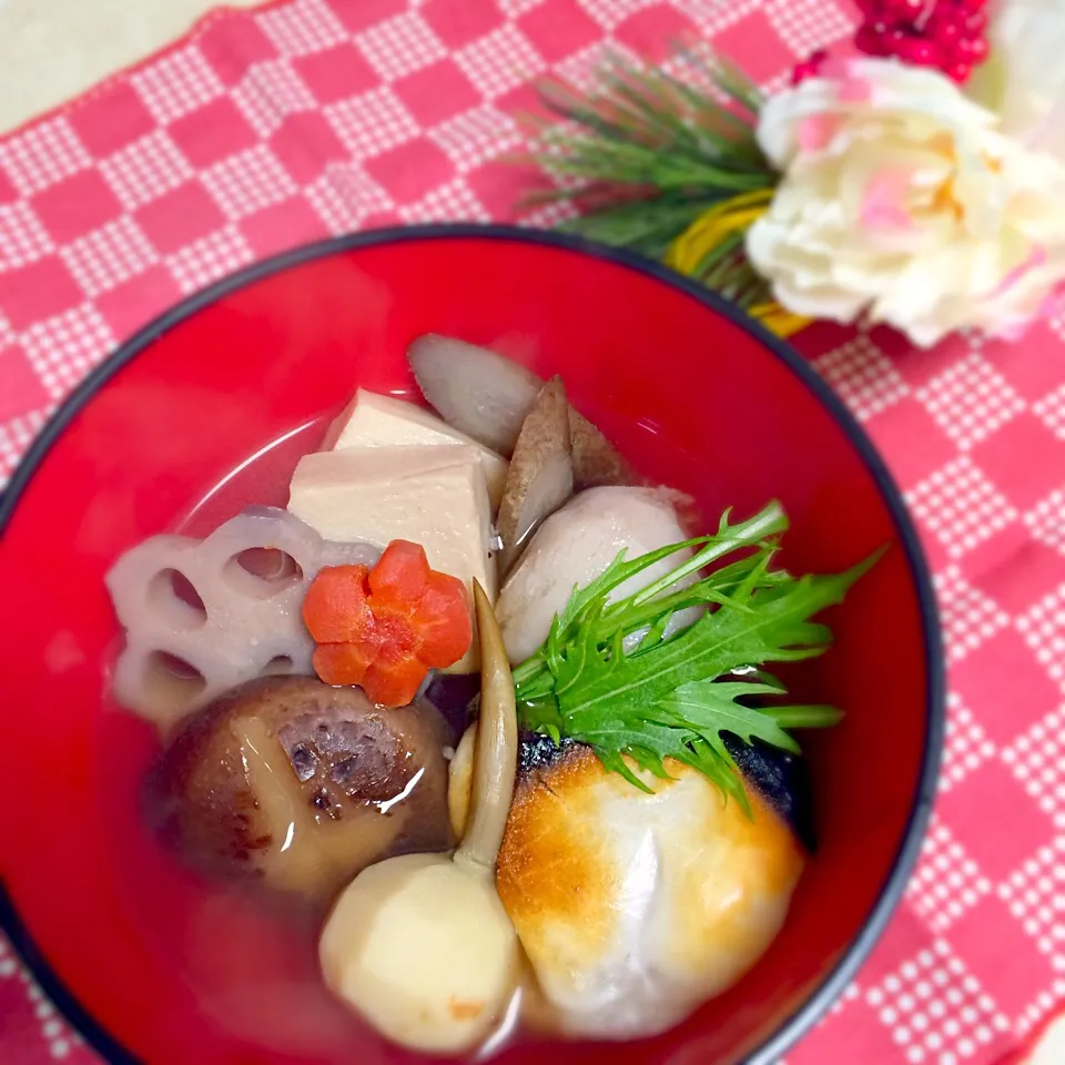 🎍おせちのお雑煮 〜おせち完食😋|hamamaさん