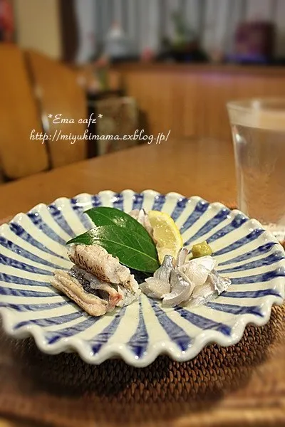 Snapdishの料理写真:太刀魚のお刺身とあぶり #エマままの気ままな日記|エマままさん