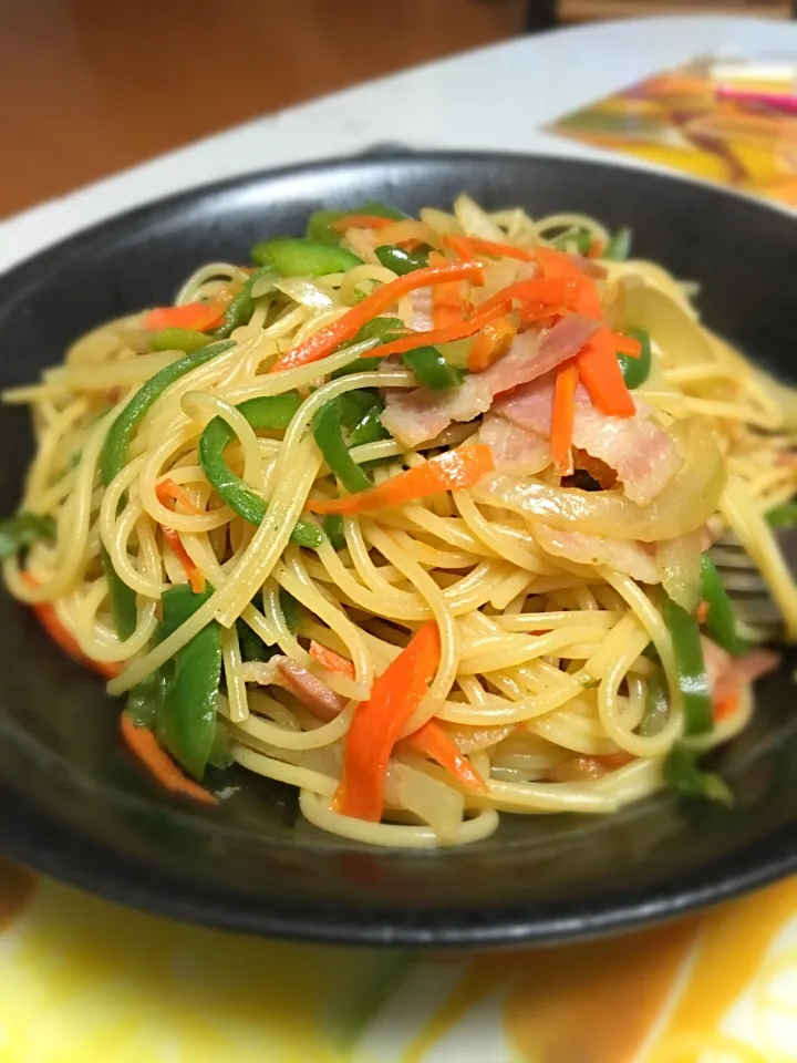 冷蔵庫の中のお野菜パスタ和風味|hijiriさん