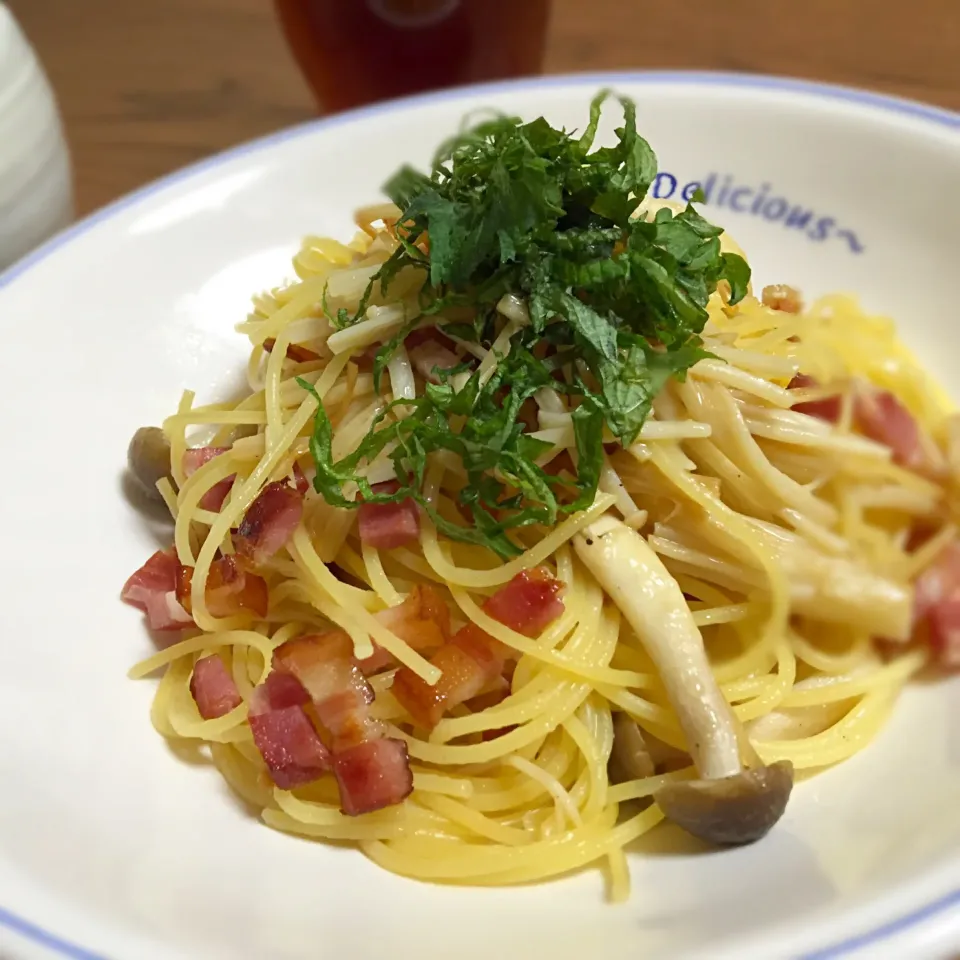 今日の夕飯
きのことベーコンバター醤油|あさこさん