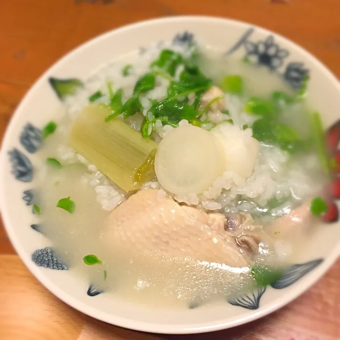 Snapdishの料理写真:貴妃鶏七草ver|febrosesさん