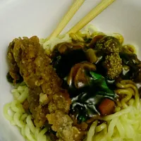 Korean Jajamyun with Crispy beef|Annaさん