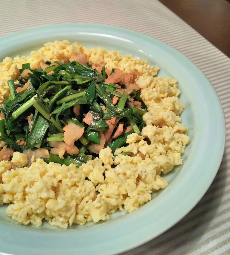 fried pork & chinese chive!!|和田 匠生さん