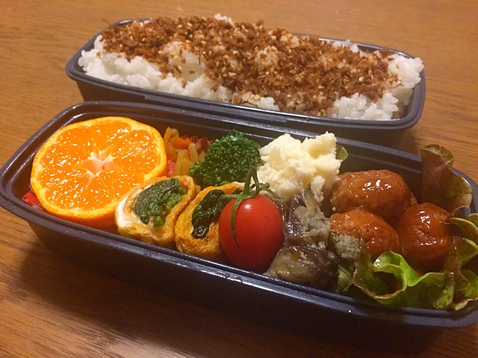 1/8 今日の高1男子弁当^_^|chunさん