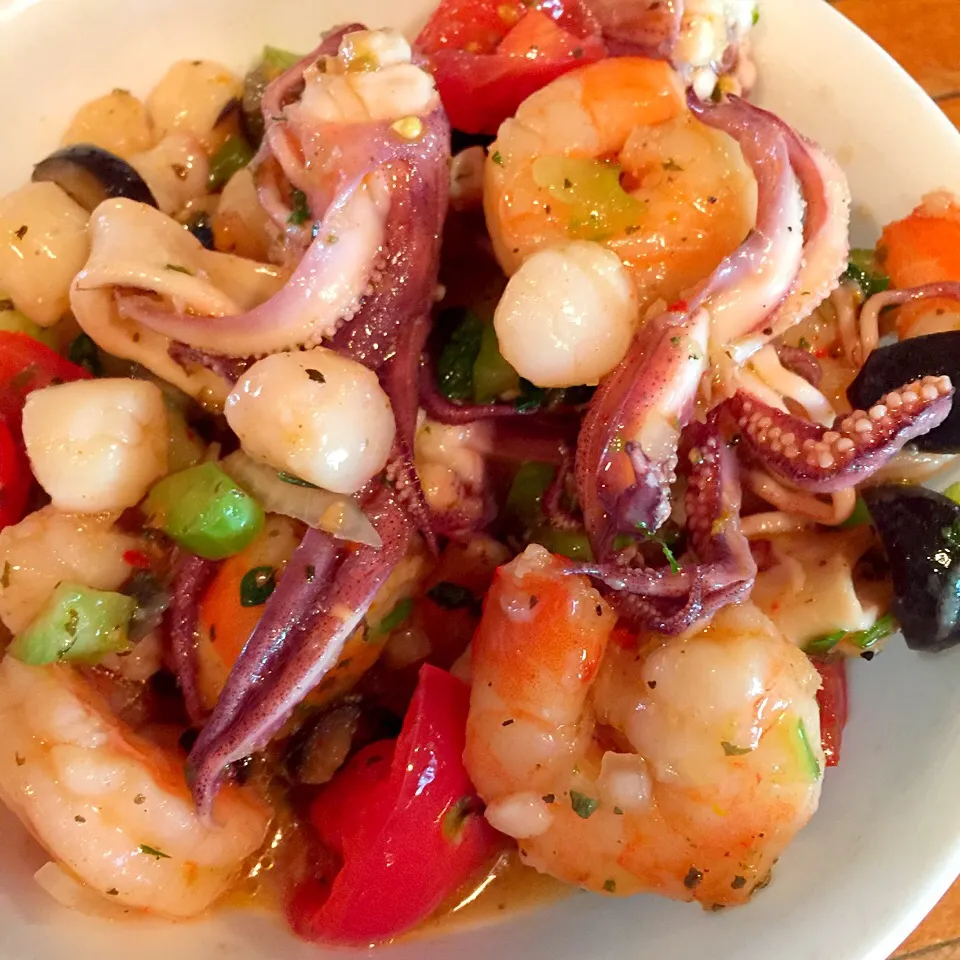 Marinated seafood salad|Michele Fortunatiさん