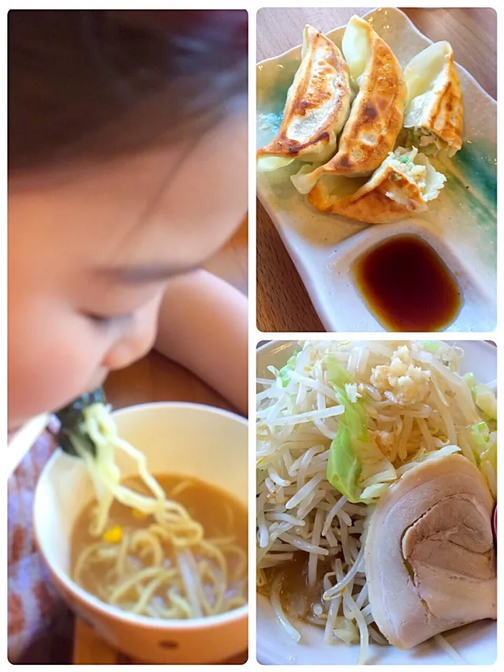 Snapdishの料理写真:娘ちゃんとラーメンlunch♡2016/01/08|ちび太さん