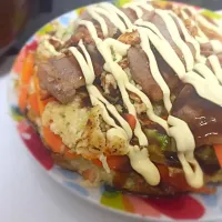 Snapdishの料理写真:豆腐お好み焼き|ゆりさん