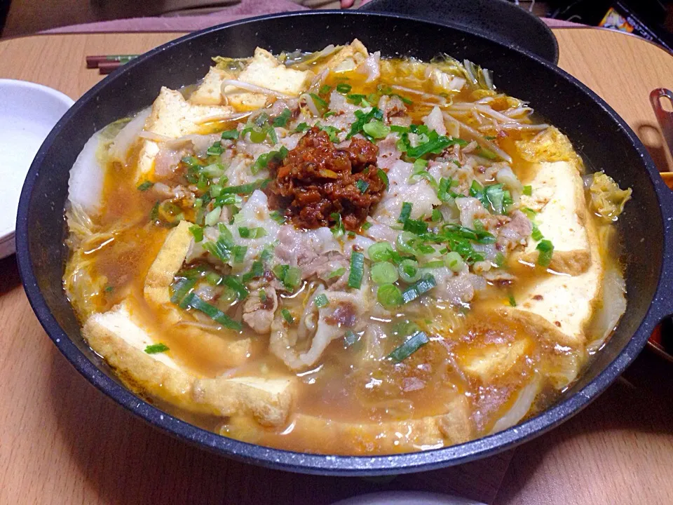 カレー鍋 シメはうどんで！|こんこんさん