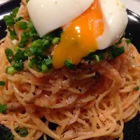 Snapdishの料理写真:たらこパスタ☻|pyoluさん