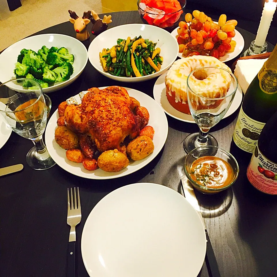 2015 Thanksgiving day dinner|Lecさん