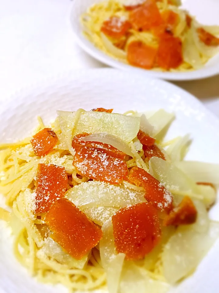 カラスミたっぷりパスタ🍝|Aimee(恵唯美)さん