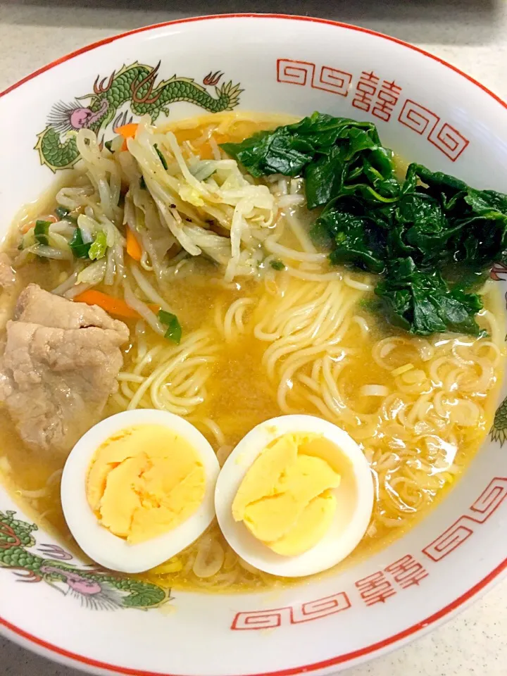 一期一会ラーメンセットの札幌味噌ラーメン@自宅|Yasuhiro Koikeさん