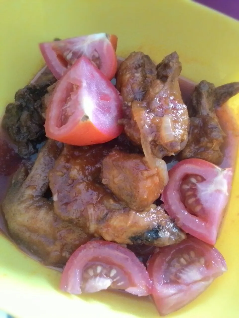 Chicken with Tomatoe sauce.|Chef AinyLovaさん