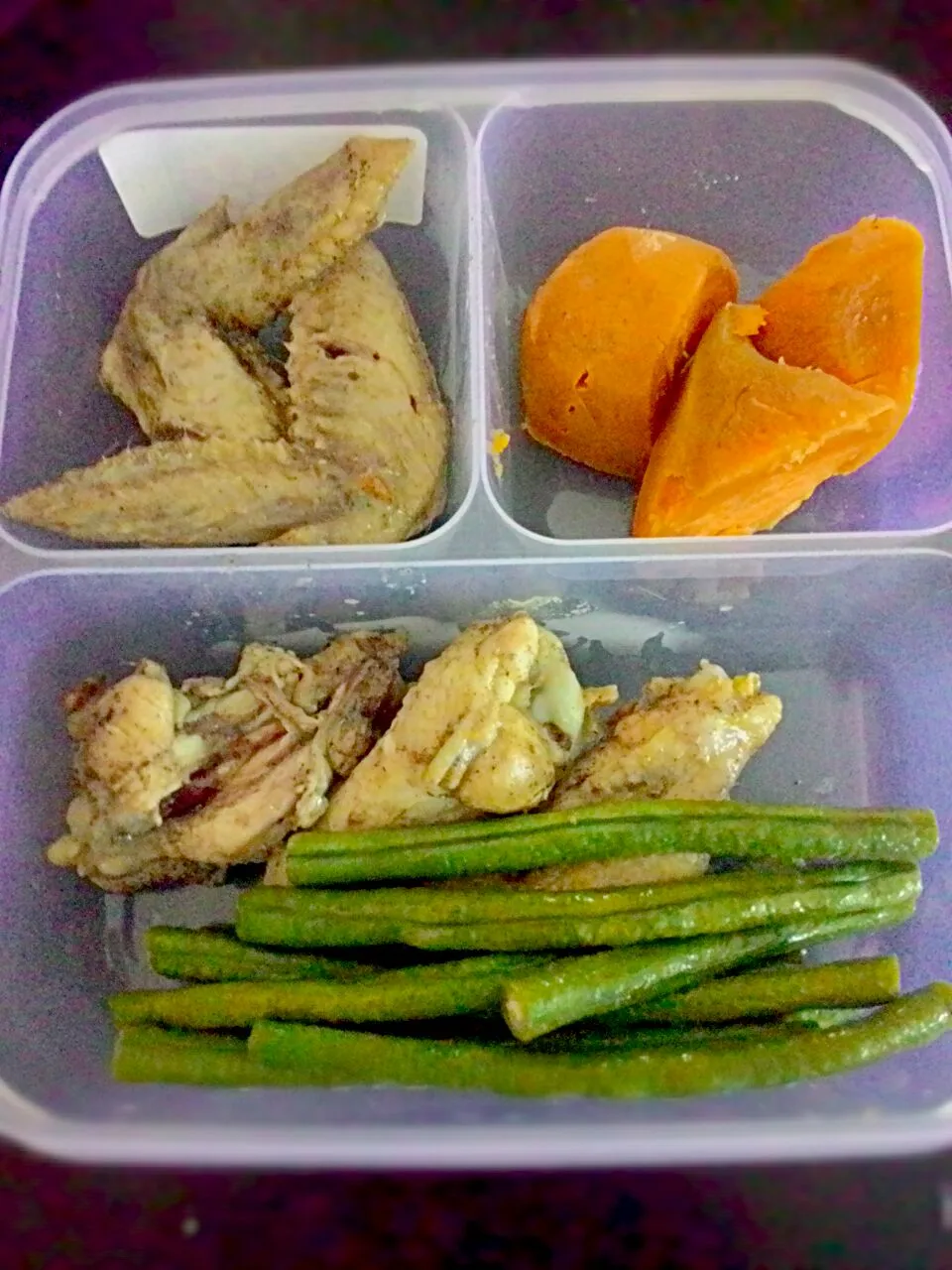 Steam chicken with long beans & sweet potatoes. #eatclean #healthyfood|Chef AinyLovaさん