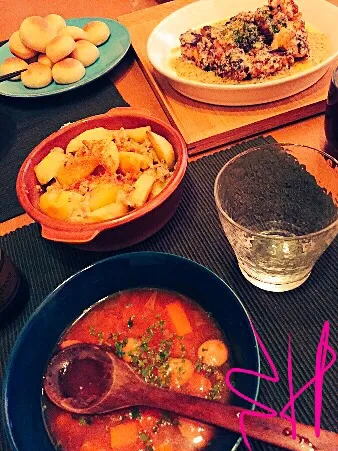 Snapdishの料理写真:週末白ワイン祭り！|SH_journeyさん