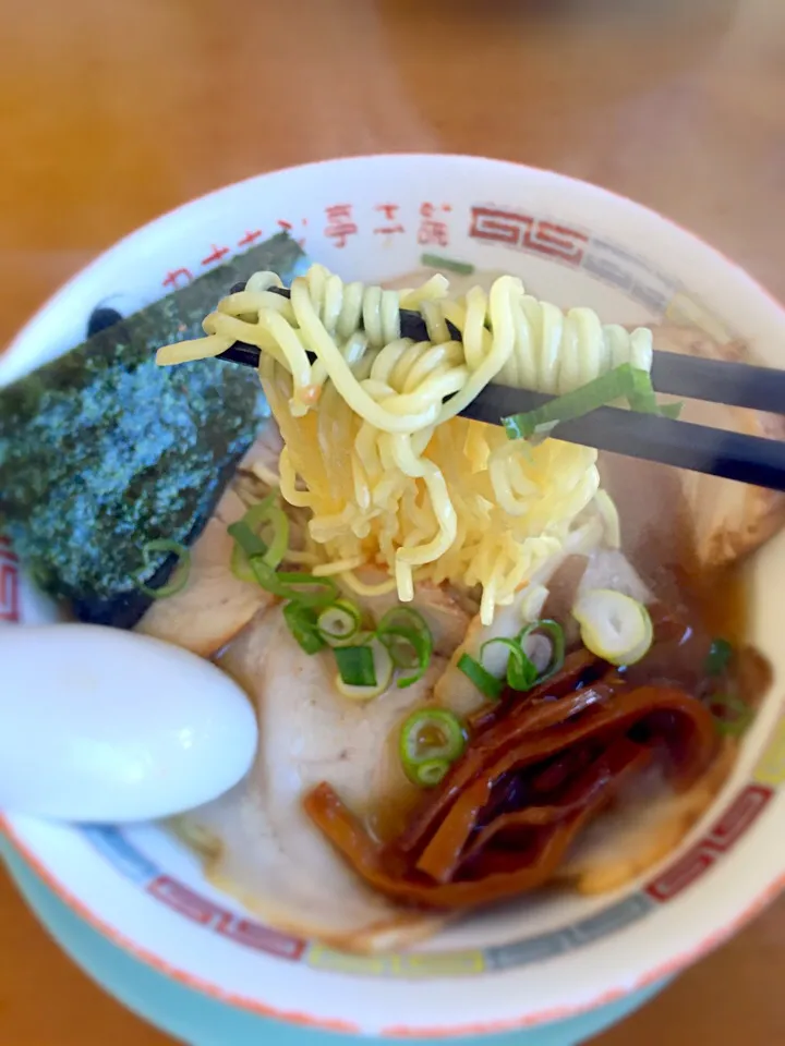 Snapdishの料理写真:焼津に来たらやっぱりカナキン亭。チャーシュー麺と餃子、いただきまーす♪|ASuzukiさん